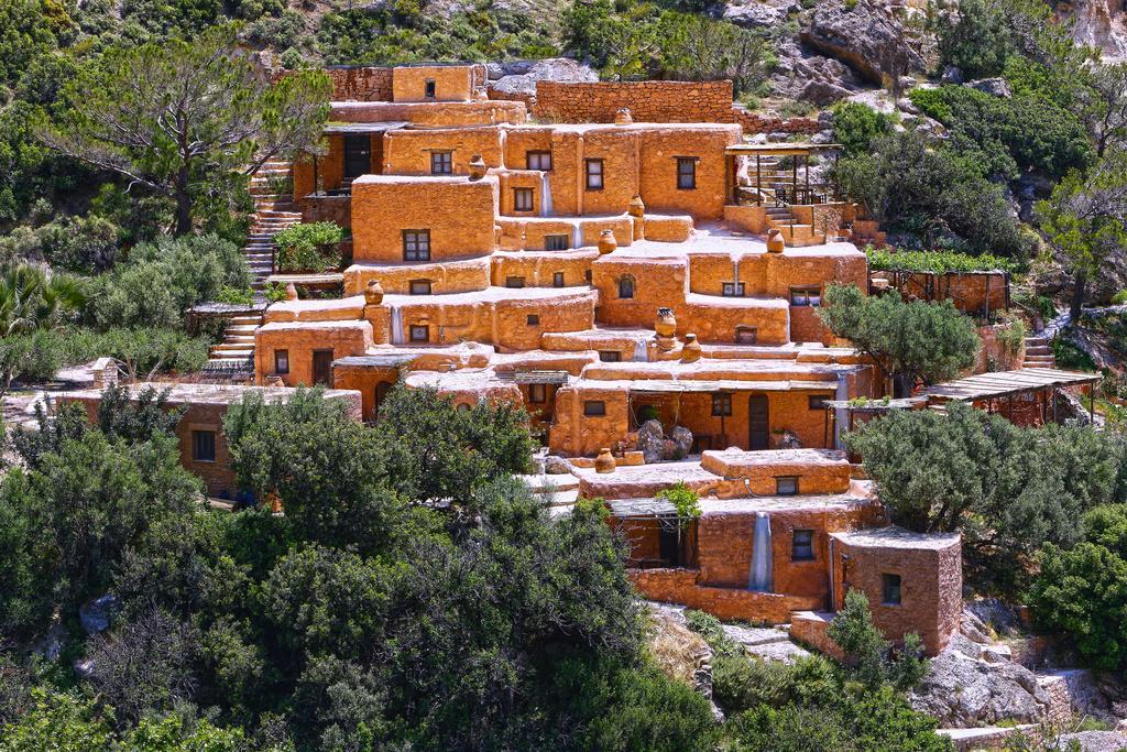 Aparthotel Aspros Potamos Makrýgialos Esterno foto